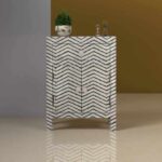 Chevron Bedsdie Table