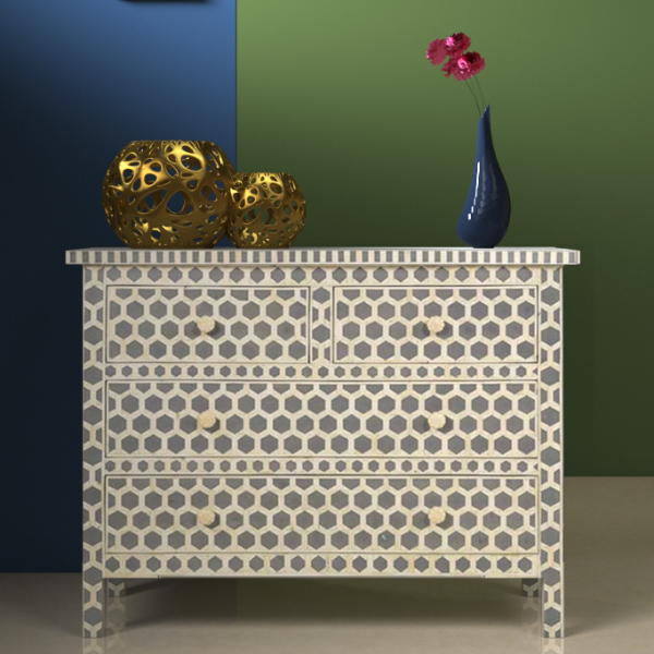 Hexagon Chest of Drawers