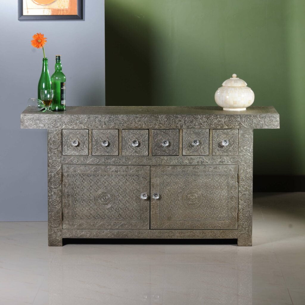 Antique Silver Sideboard