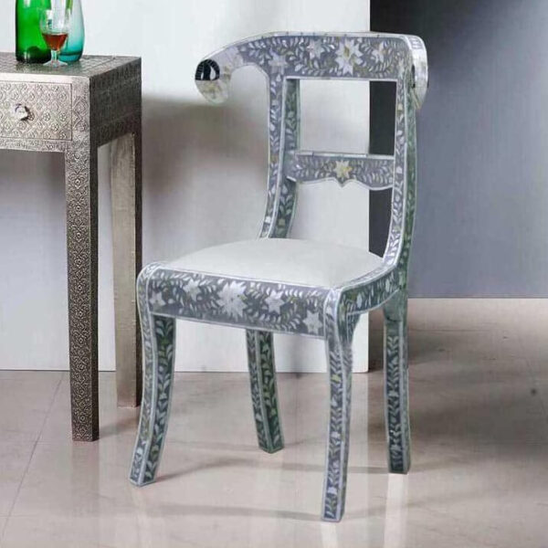 Mother Of Pearl Inlay Chair