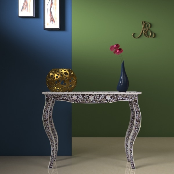 french console tables in black