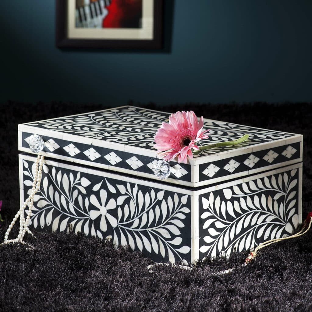 Floral Decorative Storage Boxes