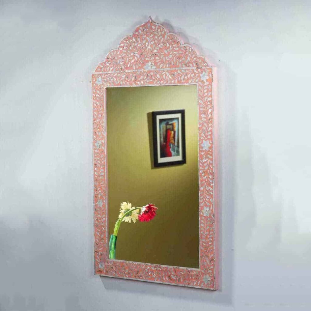 Floral Arabic Mirror