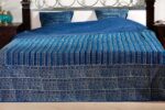 Kantha Quilt Set-Blue