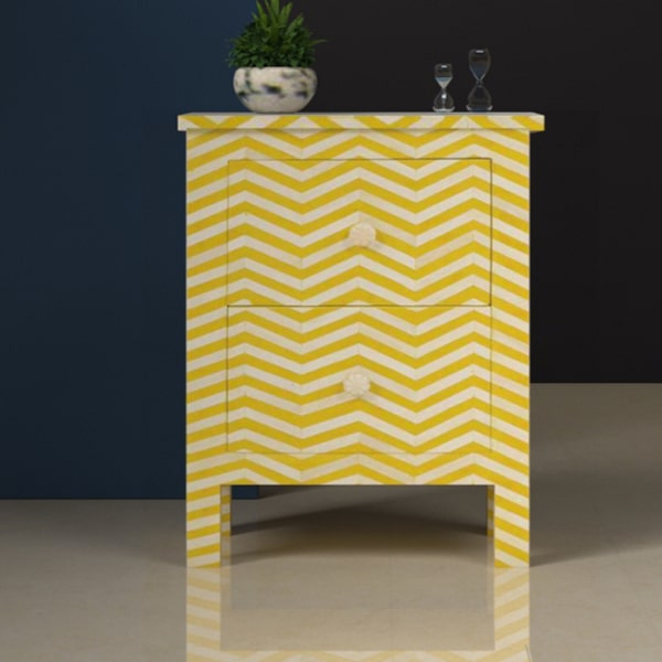 Chevron End Table