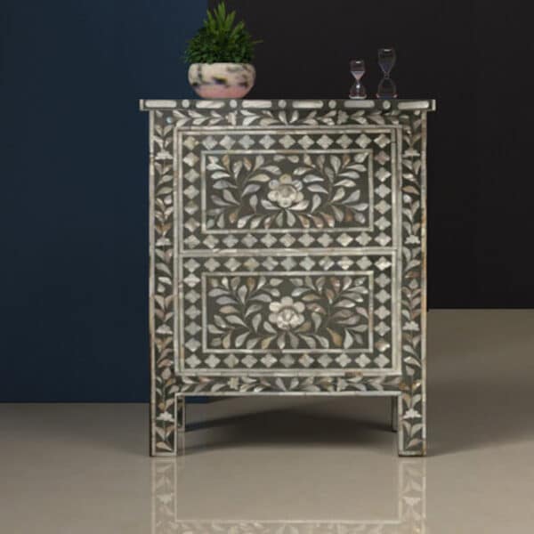 Mother of Pearl Bedside Table