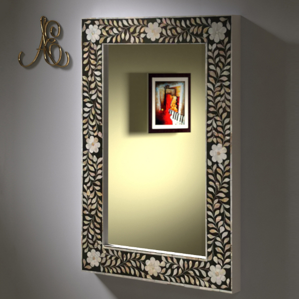 Mother Of Pearl Wall Mirror