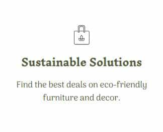 Sustainable solutions for furniture