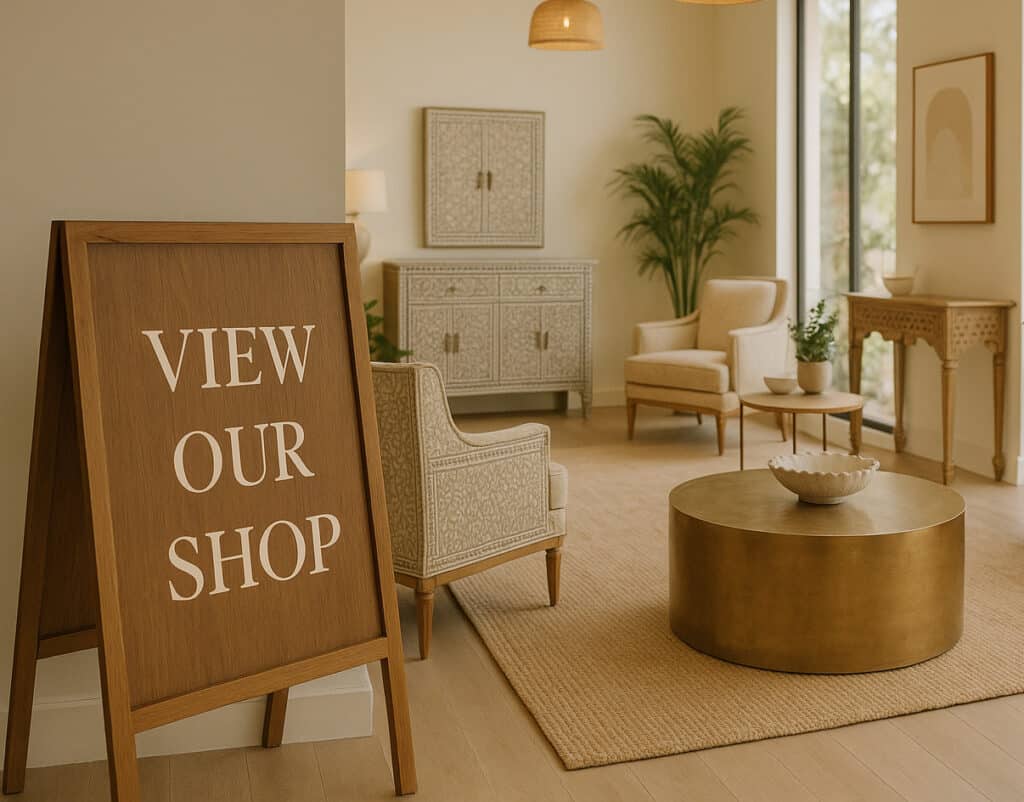 View our shop bone inlay interior furniture