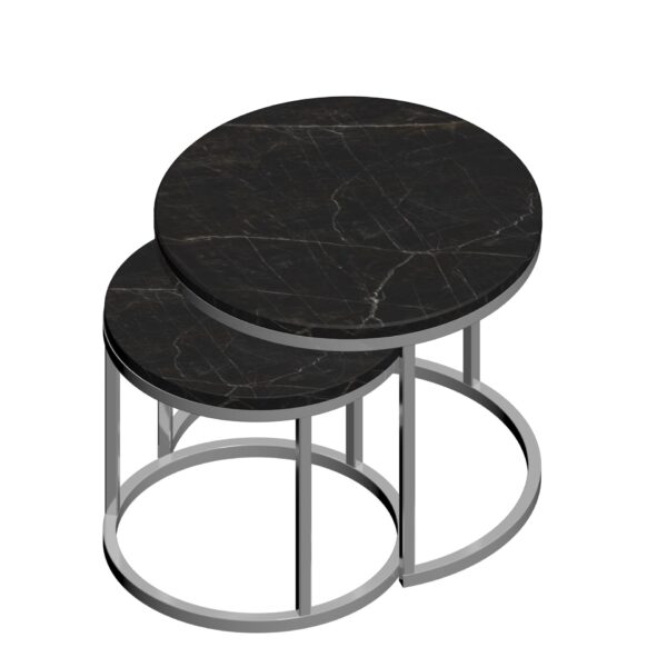 Caldera Marble Nesting Tables