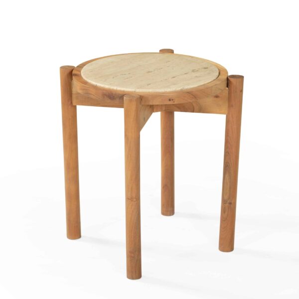 Calmora Stone Side Table