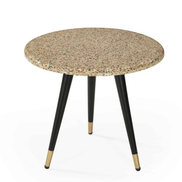 Citrine Terrazzo Side Table